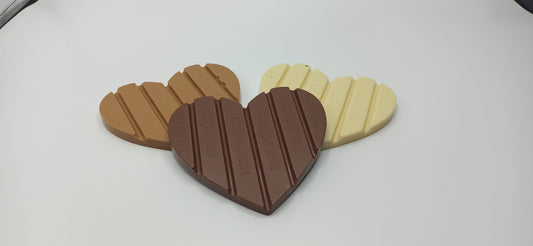 Groot chocolade hart
