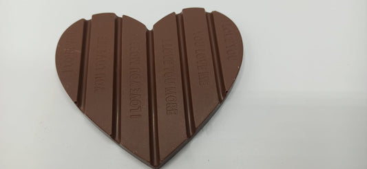 Groot chocolade hart